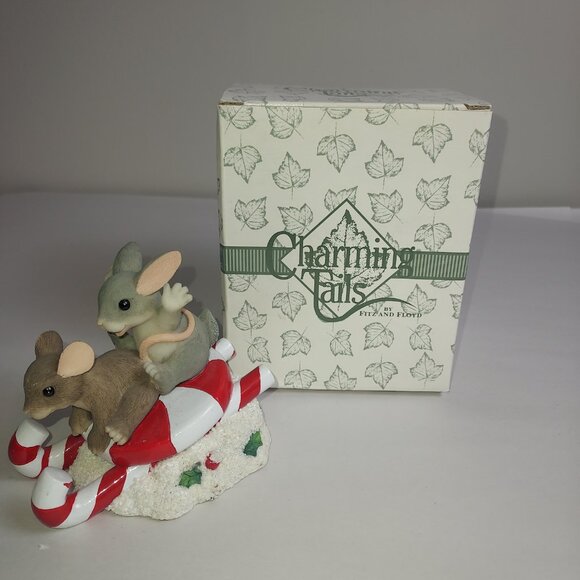 Fitz and Floyd charming Tails Cany Cane Stocking holder. - Picture 6 of 6